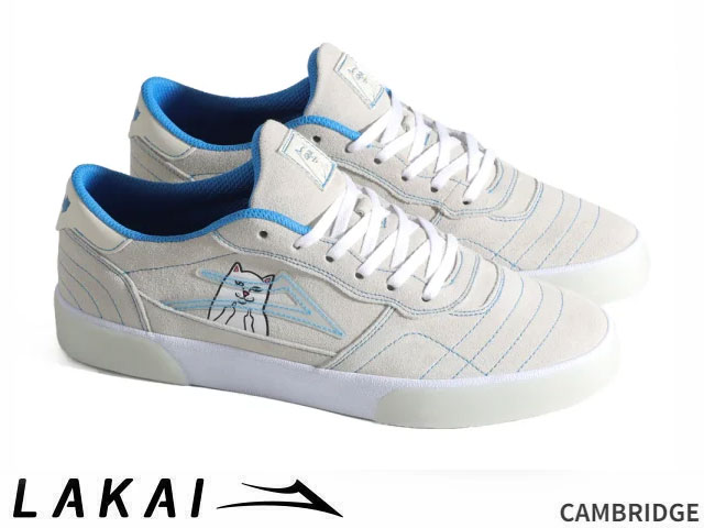 Lakai - 国内正規品 Lakai X RIPNDIP CAMBRIDGE LORD NERMAL GREY ケンブリッジ リップンディップ ロード ノーマルグレー ラカイ スケート SKATE スニーカー OSLK26SP7CA