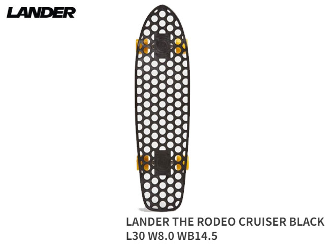  LANDER THE RODEO CRUISER BLACK L30 W8.0 WB14.5 ǥ 롼 ֥å  ...