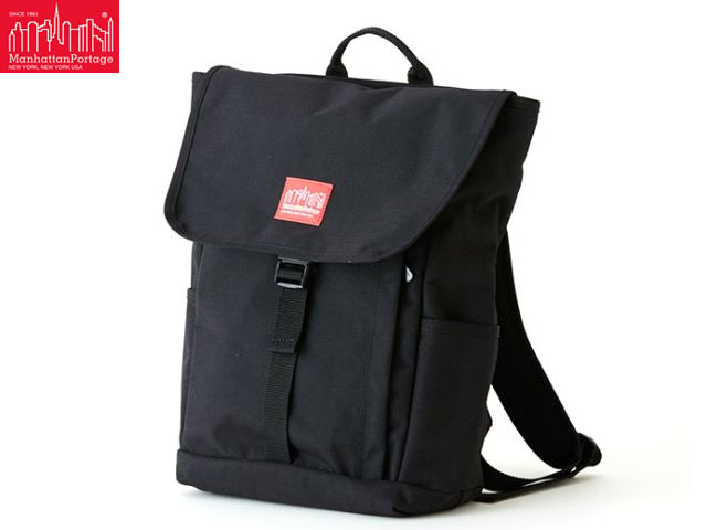 国内正規品 マンハッタンポーテージ ワシントン SQ バックパック バッグ BLACK ブラック 黒 WASHINGTON SQ BACKPACK JR マンハッタン ポーテージ Manhattan Portage