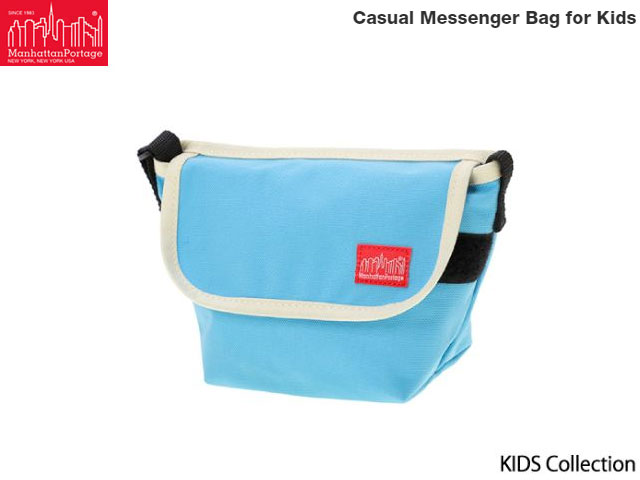 楽天sbc国内正規品 マンハッタンポーテージ カジュアルメッセンジャーバッグ 斜め掛け Casual Messenger Bag B.BLUE ライトブルー 水色 MP1602KIDS キッズライン メンズ レディース 男女兼用 ジュニア 学生 普段使い 通勤 通学 マンハッタン ポーテージ Manhattan Portage