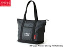 国内正規品 マンハッタンポーテージ ロゴプリンテッド チェリーヒル トート バッグ MP1306ZP BLACK 黒 MP Logo Printed Cherry Hill Tote Bag マンハッタン ポーテージ Manhattan Portage