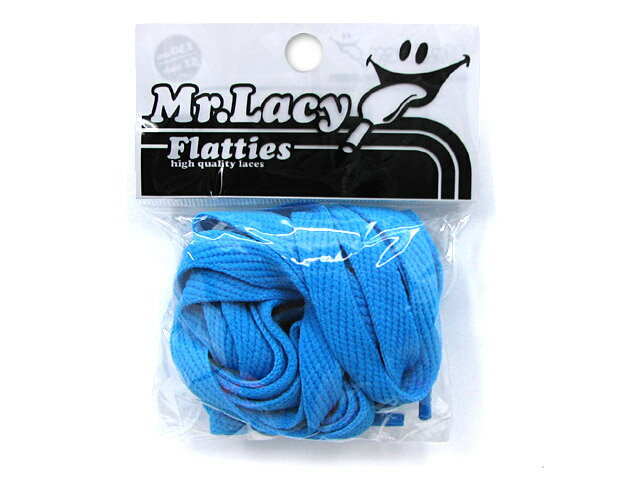 Mr.Lacy シューレース フラッティーズ cyan シアン Flatties ミスターレイシー SHOELACE