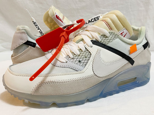 ナイキ NIKE THE 10 AIR MAX 90 OFF-WHITE エアマックス90 THE 10 オフホワイト AA7293-100 メンズ レディース DEADSTOCK