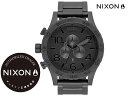 国内正規品 ニクソン NIXON 51-30 Chrono 51mm All Matte Black/Black 51-30 クロノ 腕時計 WATCH ウォッチ オールマットブラック/ブラック A0833086-00 サーフ スポーツ ストリート トラベル 旅行 ウォッチ クロノグラフ その1