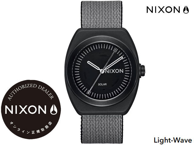 楽天sbc国内正規品 ニクソン NIXON Light-Wave 37mm All Black ライトウェーブ 腕時計 WATCH ウォッチ オールブラック 黒 A1322001-00 サーフ スポーツ ストリート トラベル 旅行 ウォッチ リサイクルプラスチック サスティナブルモデル ソーラーパワー