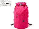 OMCC オーエムシーシー Packable Bon Sack Roll Up Ripstop Nylon パッカブル ボンサック ロールアップ リップストップ バック バックパック FUXIA フクシア ピンク リュック おしゃれ かわいい 旅行 パッカブル 折りたたみ コンパクト フェス アウトドア 撥水 巾着 男女兼用(4)