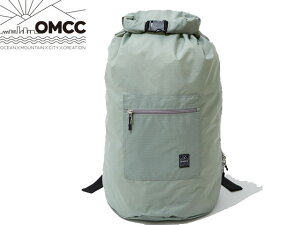 OMCC オーエムシーシー Packable Bon Sack Roll Up Ripstop Nylon パッカブル ボンサック ロールアップ リップストップ バック バックパック GREY グレー 灰 リュック おしゃれ かわいい 旅行 パッカブル 折りたたみ コンパクト フェス アウトドア 撥水 巾着 男女兼用