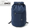 OMCC オーエムシーシー Packable Bon Sack Roll Up Ripstop Nylon パッカブル ボンサック ロールアップ リップストップ バック バックパック NAVY ネイビー 紺 リュック おしゃれ かわいい 旅行 パッカブル 折りたたみ コンパクト フェス アウトドア 撥水 巾着 男女兼用