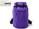 OMCC オーエムシーシー Packable Mini Bon Sack Roll Up Ripstop Nylon パッカブル ボンサック ロールアップ リップストップ バック バックパック PURPLE パープル リュック おしゃれ かわいい 旅行 パッカブル 折りたたみ コンパクト アウトドア 撥水 巾着 男女兼用