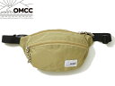 OMCC オーエムシーシー PK Fannypack Round Ripstop Nylon Solid KHAKI カーキ ウエストポーチ ファニーパック ラウンド 折りたたみ コンパクト フェス アウトドア ボディバッグ おしゃれ かわいい カラフル 旅行 パッカブル サブバッグ 男女兼用