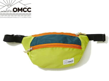 OMCC オーエムシーシー PK Fannypack Round Ripstop Nylon Mix Pistachio/Viridian ピスタチオ ウエストポーチ ファニーパック ラウンド 折りたたみ コンパクト フェス アウトドア ボディバッグ おしゃれ かわいい カラフル 旅行 パッカブル サブバッグ 男女兼用