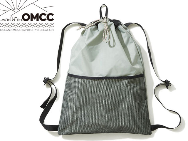 OMCC オーエムシーシー PK Fannypack Round - PK Knapsack Grey グレー ナップサック OMC-PK0001 ナップサック ボディバッグ おしゃれ かわいい カラフル 旅行 パッカブル 折りたたみ コンパクト 軽量 フェス アウトドア サブバッグ 男女兼用