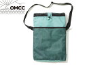 OMCC オーエムシーシー PK Shoulder Bag Green グリーン ショルダーバッグ ナップサック OMC-PS0001 ショルダーバッグ カバン おしゃれ かわいい 2WAY 巾着　上品 斜め掛け 旅行 折りたたみ コンパクト 撥水 アウトドア 男女兼用