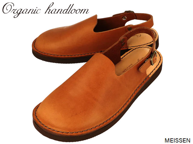 乐天商城 - 国内正規品 オーガニックハンドルーム Organichandloom MEISSEN マイセン BROWN ブラウン 茶 クロッグ サンダル スリッポン オイルレザー 本革 天然 国内生産 メイドインジャパン 日本製 メンズ レディース OH007009 OH007200 OH007311