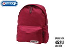 AEghAv_Nc OUTDOOR PRODUCTS 452 MIDEIUM SOLID BACK PACK WINE C GW obNpbN fCpbN bN ubN  Y fB[X ʊw ϖՐ ϋv ϐ YKK