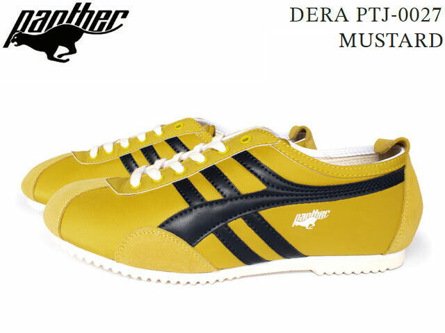 樂天商城 - 国内正規品 PANTHER DERA PTJ0027 Made in Japan パンサー デラ MUSTARD マスタード メイド イン ジャパン スニーカー メンズ レディース ユニセックス 日本製 国産 シューズ ランニング カジュアル 靴