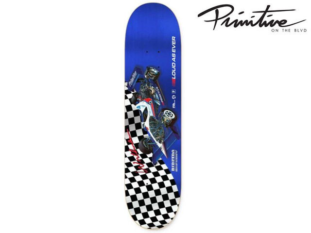 Primitive 国内正規品 プリミティブ PRIMITIVE RIBEIRO FINISH LINE DECK BLUE リベイロ フィニッシュライン デッキ ブルー スケボー スケートボード Skateboard