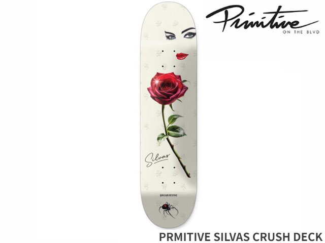 Primitive 国内正規品 プリミティブ PRMITIVE SILVAS CRUSH DECK デッキ スケボー スケートボード Skateboard