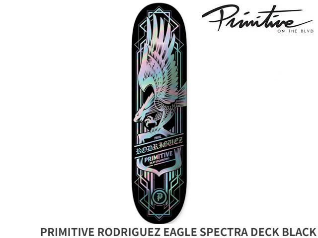 Primitive 国内正規品 プリミティブ PRIMITIVE RODRIGUEZ EAGLE SPECTRA DECK BLACK アソートカラー デッキ スケボー スケートボード Skateboard