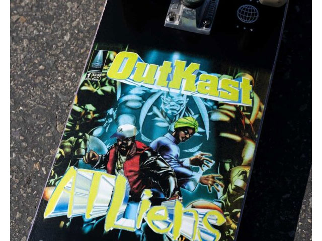SBC楽天市場店のPrimitive 国内正規品 プリミティブ PRIMITIVE AQUEMINI TEAM DECK BLACK デッキ スケボー スケートボード Skateboard｜アングル2