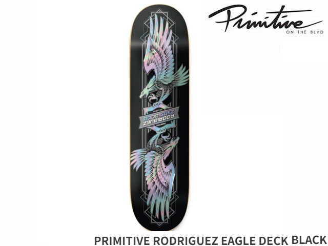 乐天商城 - Primitive 国内正規品 プリミティブ PRIMITIVE RODRIGUEZ EAGLE DECK BLACK ロドリゲス イーグル デッキ スケボー スケートボード Skateboard