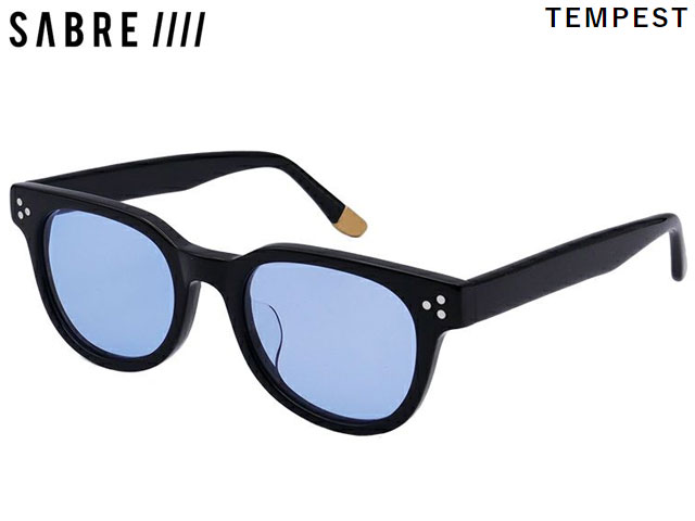 国内正規品 セイバー SABRE TEMPEST テンペスト BLACK GLOSS/LIGHT BLUE ブラック グロス ライトブルー レンズ サングラス メガネ メンズ レディース ユニセックス SS21102