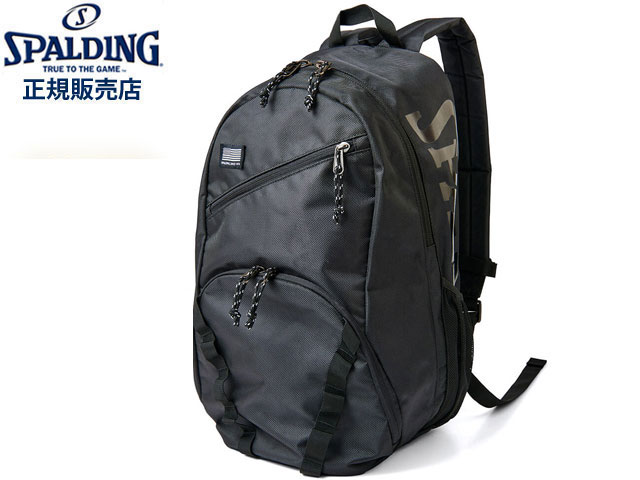 国内正規品 スポルディング SPALDING ハーフデイ HALF DAY シールド ブラック 50-003SB 35L バスケットボール バックパック リュック ボールバッグ リュックサック