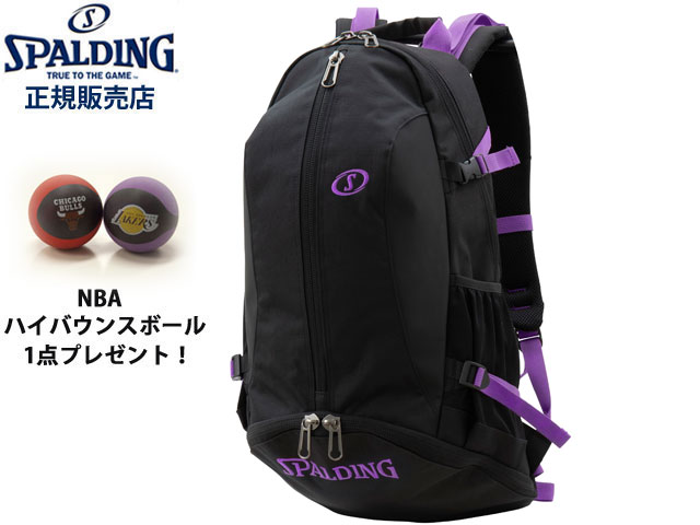 国内正規品 スポルディング バスケ リュック ケイジャー バックパック バッグ パープル テープ PURPLE TAPE 40-007PPT メンズ レディース 男女兼用 ミニバス バスケットボール SPALDING BASKETBALL