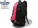 国内正規品 スポルディング バスケ リュック ケイジャー ブリーズ ブラック×マゼンタ 40-017MG メッシュ メンズ レディース 男女兼用 ミニバス バス...