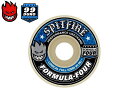 国内正規品 SPITFIRE スピットファイヤー FORMULA FOUR F4 CONICAL FULL SHAPE 4個セット 99DURO フォーミュラフォー コニカルフル シェイプ ウィール BLUE WHEEL スケートボード スケボー 52mm 53mm 54mm