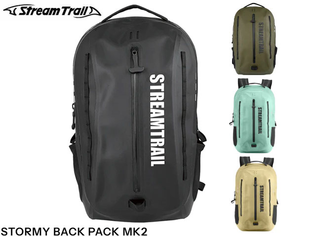 乐天商城 - 国内正規品 Stream Trail ストリームトレイル STORMY BACK PACK MK2 ストーミーバックパック MK2 23L 釣り fishing フィッシング マリンスポーツ サーフィン サップ アウトドア スポーツ観戦 野外イベント フェス 旅行 レジャー ターポリン 防水 完全防水仕様