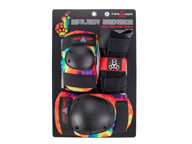 ���������� �ȥ�ץ륨���� �ץ��ƥ����� ����˥� 3�����å� triple eight T8 Jr SAVER PROTECTIVE 3-PACK TIE DYE �����ܡ� �ˡ��ѥå� �ꥹ�ȥ����� ɨ ɪ ��� ���ȥ꡼�� �ѥå� ���å� ��ž�� �������ȥܡ��� BMX �ԥ��� �إ��å� ���å� �Ҷ� ���Ρ��ܡ��� Ƭ