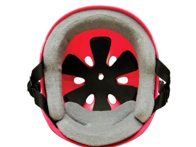 SBC楽天市場店の国内正規品 トリプルエイト triple eight T8 SWEATSAVER LINER HELMET スウェットセーバー NEON FUCSIA GLOSSY ユナイテッド フクシア グロッシー ピンク 自転車 スケートボード BMX ピスト ヘルメット キッズ 子供 スノーボード 頭 保護 SKATEBOARD｜アングル2