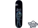 国内正規品 THANK YOU SKATEBOARDS サンキュー スケートボード THANK YOU DAVID REYES CLUTCHES DECK BLACK スケボー デッキ スケートボード デッキ Skateboard