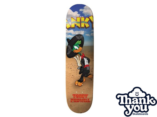 国内正規品 THANK YOU SKATEBOARDS サンキュー スケートボード THANK YOU MI AMIGOS ? TOREY PUDWILL DECK MULTI スケボー デッキ スケ..