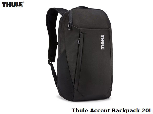 国内正規品 スーリー Thule Accent Backpack 20L アクセント バックパック リュックサック ブラック 黒 デイバッグ 旅行 アウトドア ストリート キャンプ メンズ レディース ザック 通勤 通学 YKKジッパー TACBP2115-20L-Black