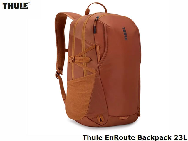 国内正規品 スーリー Thule EnRoute Backpack 23L エンルート バックパック ナチュラルオレンジ Natural Orange リュックサック デイパック 旅行 アウトドア ストリート メンズ レディース ザック リュック 通勤 ジム サウナ YKKジッパー TEBP4216-23L-Natural Orange