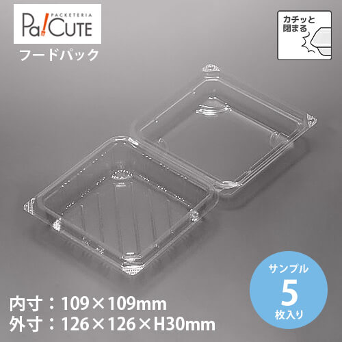 【サンプル商品：SW-35】サンドイッチ 容器 サンドウィッチ パン 業務用 テイクアウト 使い捨て容器 プラスチック容器 トレー パック おしゃれ 袋 弁当 お弁当 お弁当箱 日本製 フードパック ボックス サンドイッチケース