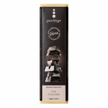 perlege(ペルレージュ) ステビア ミルクチョコ 42g×15個セット 【砂糖不使用 カカオ57.5%】 ベルギー産 ミルクチョコレート お返し 内祝い ギフト