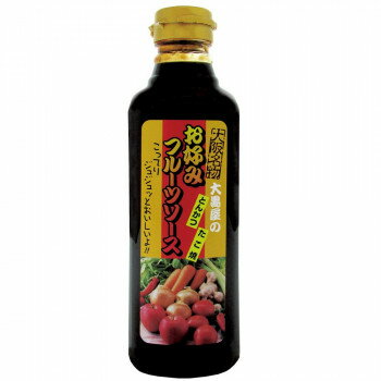 【日本製】お好み フルーツソース 500ml 12個セット りんごベース 野菜果実 酸味 フルーティー 業務用 お返し 内祝い ギフト