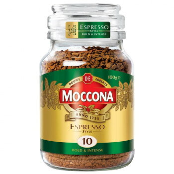MOCCONA(モッコナ) エスプレッソ 100g×12セット 【濃厚コク 深煎り インスタントコーヒー】 オランダ産 業務用 大量 長期保存 ギフト
