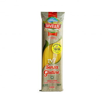 DIVELLA ディヴェッラ グルテンフリー パスタ スパゲッティ とうもろこし お米 使用 小麦アレルギー対応 【400g×15個】 606-144