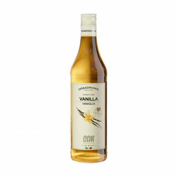 ORSADRINKS オルサドリンクス バニラ シロップ 750ml×6個 655-002 【バニラシロップ 業務用 大容量】 クリーミー デザート コーヒー カクテル お菓子作り イタリア産