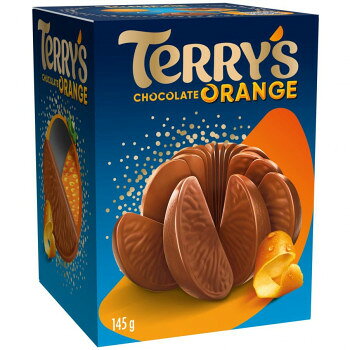 TERRY'S テリーズ チョコレートオレンジ ミルク 12個入 145g 【叩いて開くユニークなチョコレート】 輸入菓子 英国ブランド フランス製 ギフト お返し
