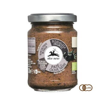 アルチェネロ 有機ブラックオリーブ パテペースト 130g 12個セット 【有機パスタソース】 パン トースト 塗る イタリア産