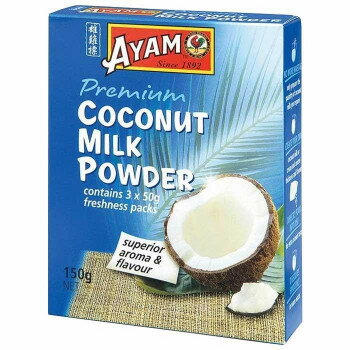 アヤム ココナッツミルク パウダー 50g×3 8個セット 【業務用 大容量】 エアードライ製法 保存簡単 使..