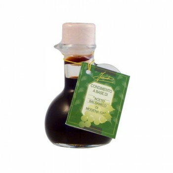 INAUDI社 アチェートバルサミコ8年 100ml×12個 【イタリア産 丸型 濃縮ぶどう果汁 樽熟成】 香り高く柔らかな酸味 料理全般に使える お酢 業務用 お返し 内祝い
