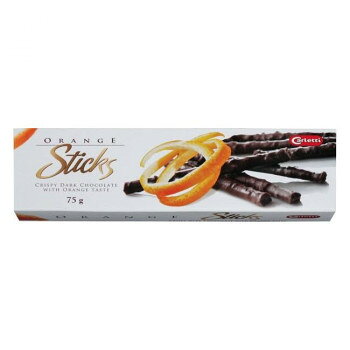カーレッティー オレンジスティックチョコ 75g 10×12 120個セット 【ダーククリスプチョコレート】 爽やかオレンジ香り 業務用 お菓子 お返し 内祝い