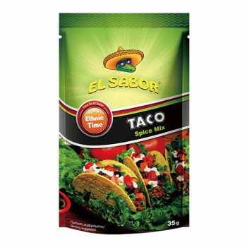 エル サボール タコスパイスミックス 35g 48個セット【業務用 大容量】 タコミート 本格メキシコ料理 ..