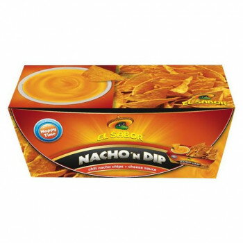 エル サボール ナチョディップ チーズ 175g 12個セット【チリ風味トルティーヤチップス ソース一体型】..